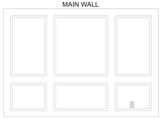 Peel and Stick Custom-Made Wall Molding Design Peel & Stick Service for Kelly by Birdeco - Wall Molding Products by Birdeco