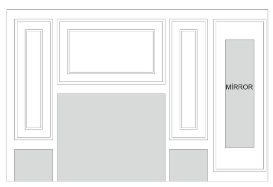 Custom-Made Wall Molding Design Service for Sonny Q. by Birdeco