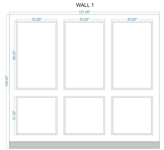Custom-Made Wall Molding Design Service for Sukhman Thind by Birdeco - Wall Molding Products by Birdeco