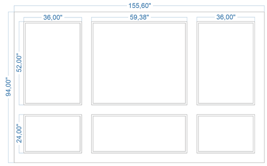 Custom-Made Wall Molding Design Service forDeedee S. by Birdeco Peel and Stick