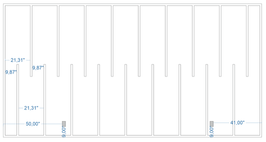Custom-Made Wall Molding Design Service for Gina P. by Birdeco