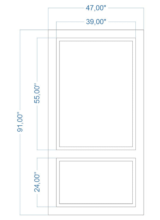 Custom-Made Wall Molding Design Service for Christine M. by Bideco Peel and Stick