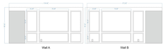 Custom-Made Wall Molding Design Service for Korene D. by Birdeco