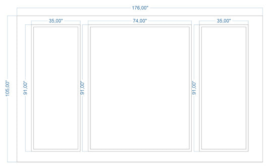 Custom-Made Wall Molding Design Service for Larissa M. by Birdeco