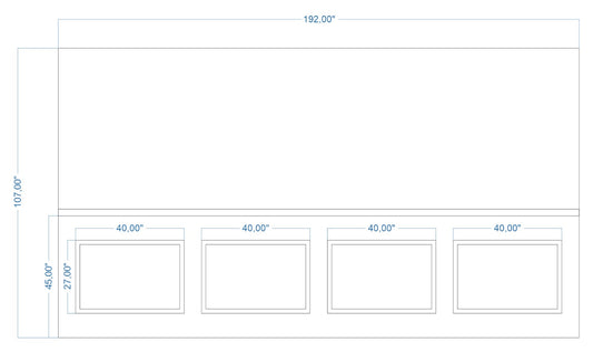 Custom-Made Wall Molding Design Service for Natalie S. by Birdeco