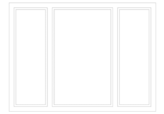 Custom-Made Peel and Stick Wall Molding Design Service for Paula T. by Birdeco