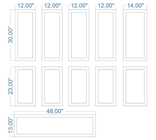 Custom-Made Wall Molding Design Service for Tanya R. by Birdeco