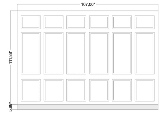 Custom-Made Wall Molding Design Service for Stephen Gerben by Birdeco - Highest Quality Wall Moldings and Decor Products at Birdeco