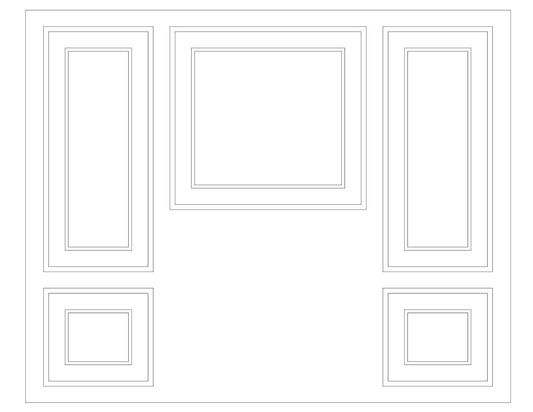 Custom-Made Wall Molding Design Service for Chibuzor U. by Birdeco