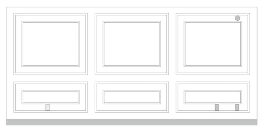 Custom-Made Wall Molding Design Service for Lizzie P. by Birdeco