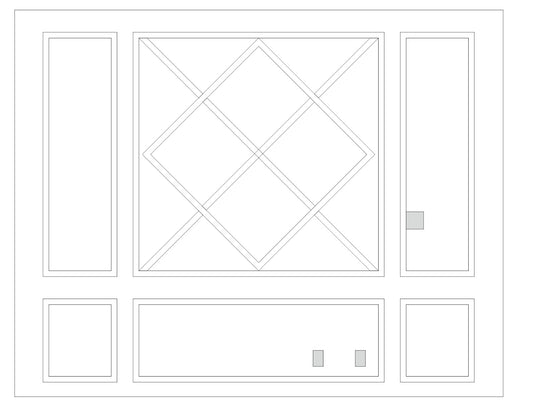 Custom-Made Wall Molding Design Service for Ashley V. by Birdeco