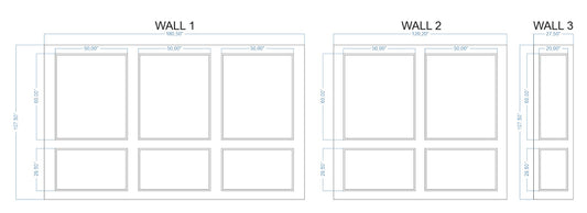Custom-Made Wall Molding Design Service for Adam J. by Birdeco