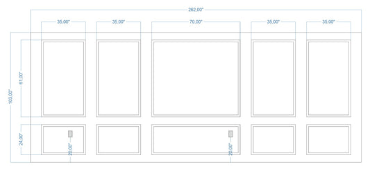 Custom-Made Wall Molding Design Service for Tierrah A. by Birdeco
