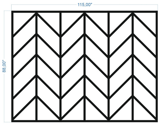 Custom-Made Wall Molding Design Service for Jeremy B. by Birdeco