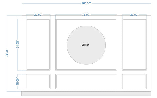 Custom-Made Wall Molding Design Service for Susan L. by Bideco