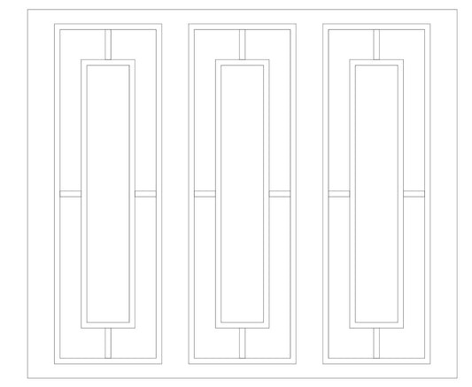 Custom-Made Wall Molding Design Service for Elizabeth A. by Birdeco