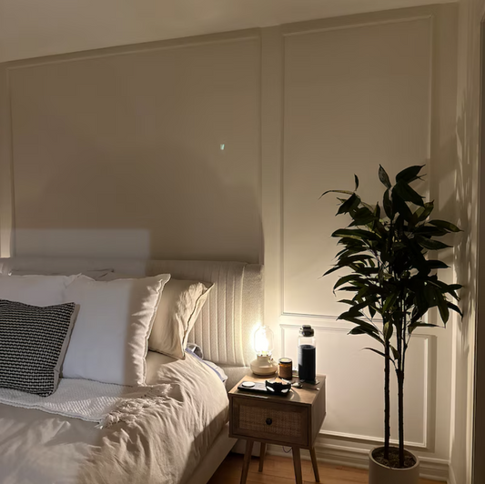 Milwork installed in a badroom