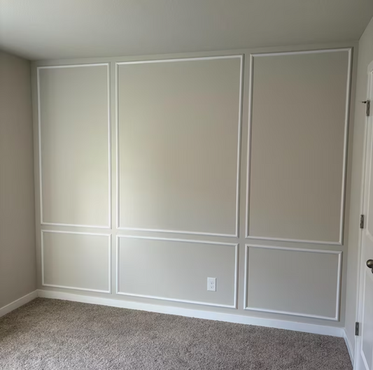 Pre cut wall molding farme 6 set