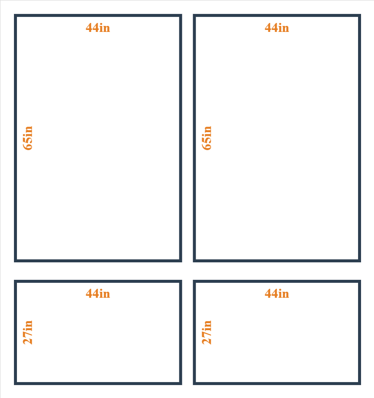 Peel and Stick Custom Wall Molding Kit - Layout 1 Design | Birdeco ...