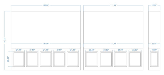 Custom-Made Wall Molding Design Service for Walter M. by Birdeco