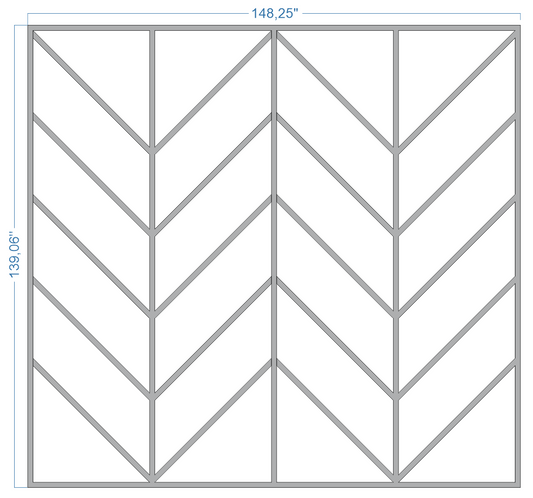 Custom-Made Wall Molding Design Service for Casey H. by Birdeco
