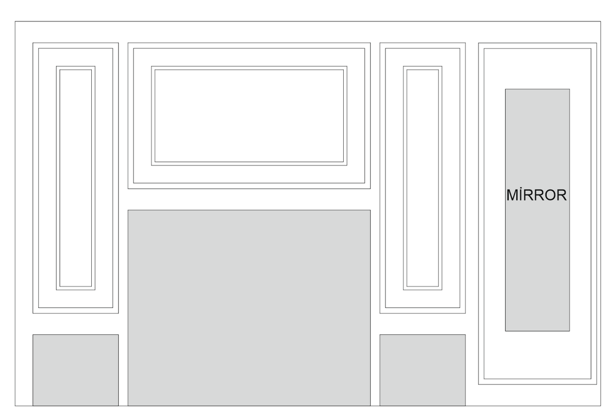 Custom-Made Wall Molding Design Service for Sonny Q. by Birdeco