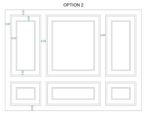 Custom-Made Peel and Stick Wall Molding Design Service for Kelly B by Birdeco