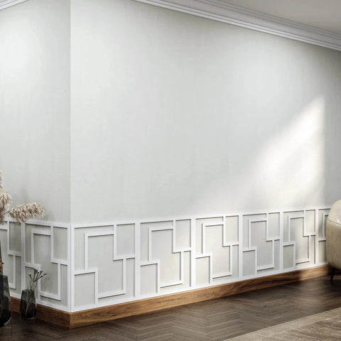 MDF Decorative Wall Panel to cover 23.6 x 23.6 inches spaces with 8mm Unprimed 6 PiecesMDF - Highest Quality Wall Moldings and Decor Products at Birdeco