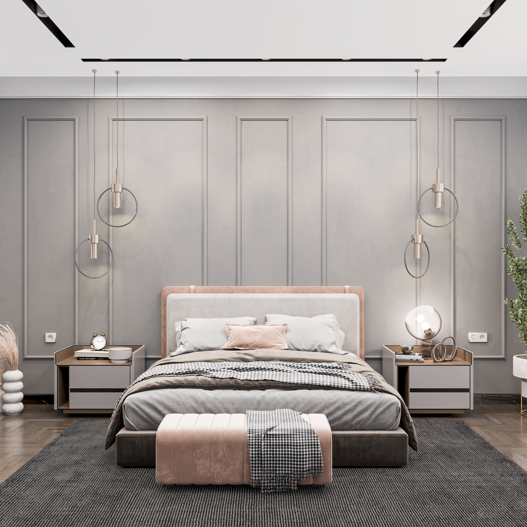Birdeco wall molding package with five vertical frames, ready to assemble, showcasing easy-to-install decorative wall trim.