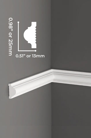 Custom-Made Peel and Stick Wall Molding Design Service for Bailey P. by Birdeco