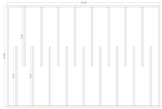 Custom-Made Wall Molding Design Service for Paul B. by Birdeco Peel and Stick