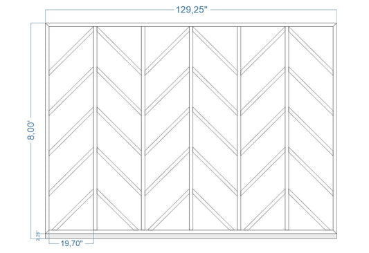 Custom-Made Wall Molding Design Service for Kevin Larson by Birdeco