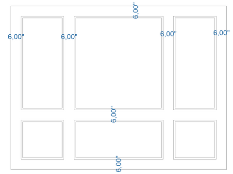 Custom-Made Wall Molding Design Service For Barbara D. by Birdeco Peel and Stick