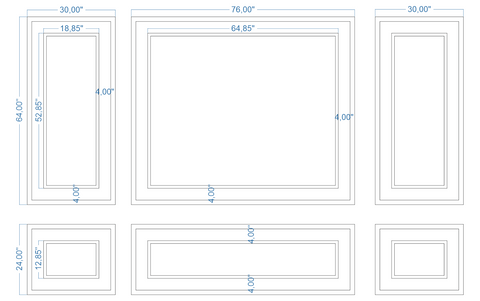 Custom-Made Wall Molding Design Service for Xee by Birdeco