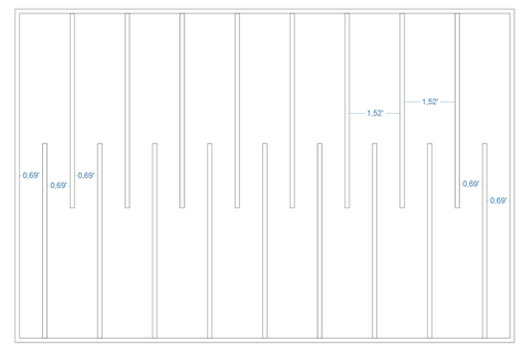 Custom-Made Wall Molding Design Service for Paul B. by Birdeco Peel and Stick