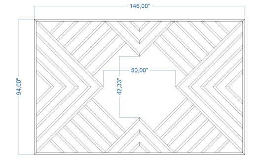 Custom-Made Wall Molding Design Service for Kevin Larson by Birdeco