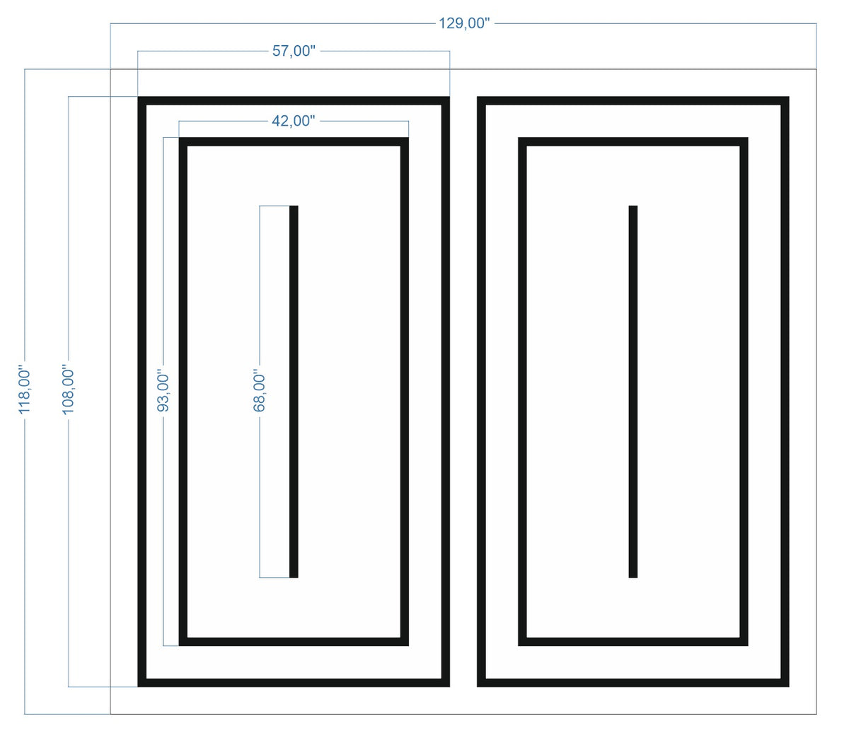 Custom-Made Wall Molding Design Service for Kamino by Bideco