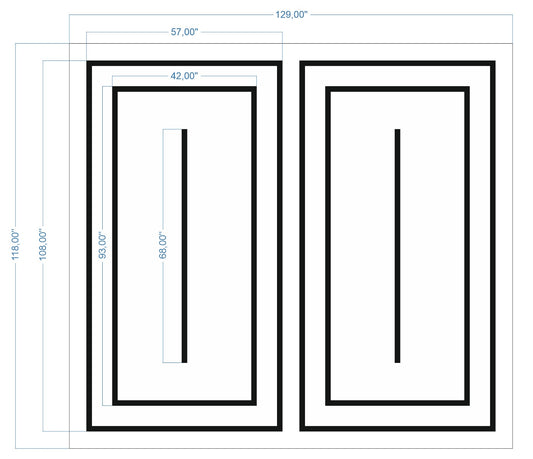 Custom-Made Wall Molding Design Service for Kamino by Bideco