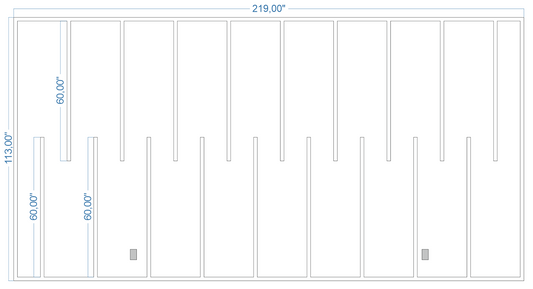 Custom-Made Wall Molding Design Service for Gina P. by Birdeco