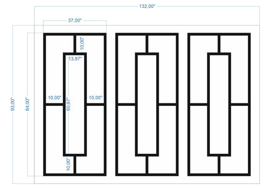 Custom-Made Wall Molding Design Service for Kamino by Bideco