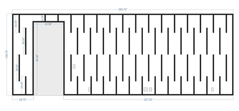 Peel and Stick Custom-Made Wall Molding Design Service for Robin Angelo by Birdeco