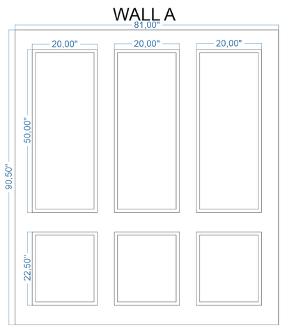 Custom-Made Wall Molding Design Service for Shelby by Birdeco