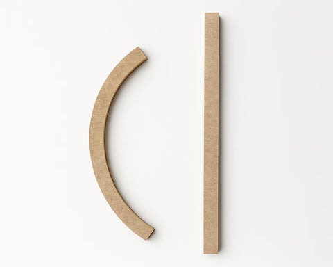 Birdeco Arched Wall Panel Kit: Pre-Cut MDF Wall Molding