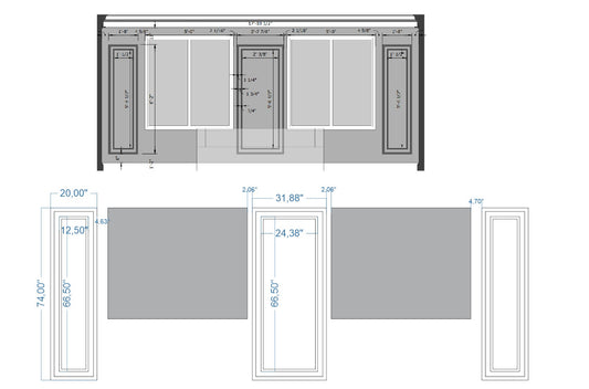 Custom-Made Wall Molding Design Service for Tami Admiraal  by Birdeco