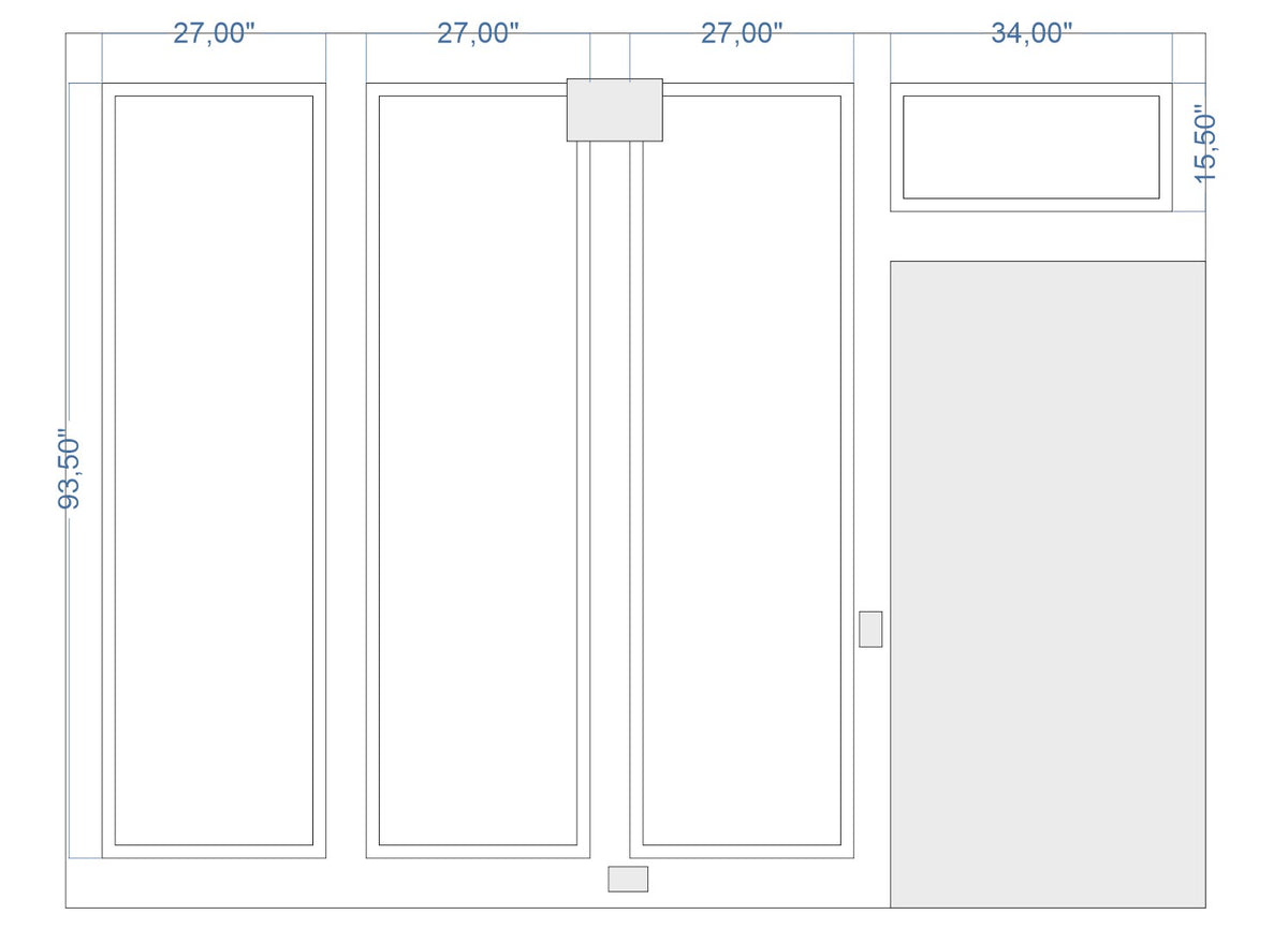 Custom-Made Wall Molding Design Service for Abby Lowe by Birdeco