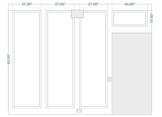 Custom-Made Wall Molding Design Service for Abby Lowe by Birdeco