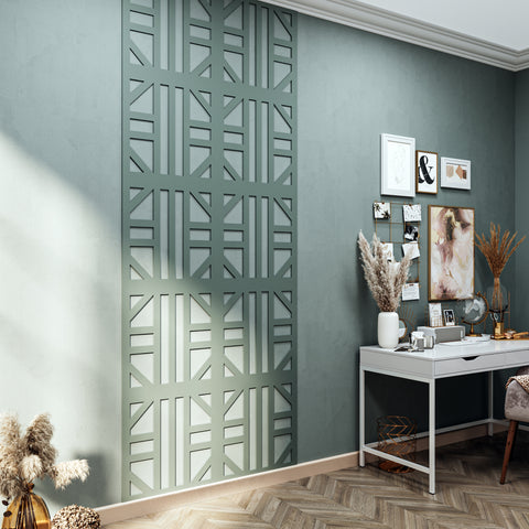 MDF Decorative Wall Panel to cover 23.6 x 23.6 inches spaces with 8mm Unprimed 6 Pieces MDF