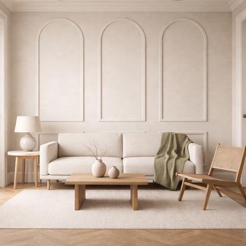Birdeco Arched Wall Panel Kit: Pre-Cut MDF Wall Molding