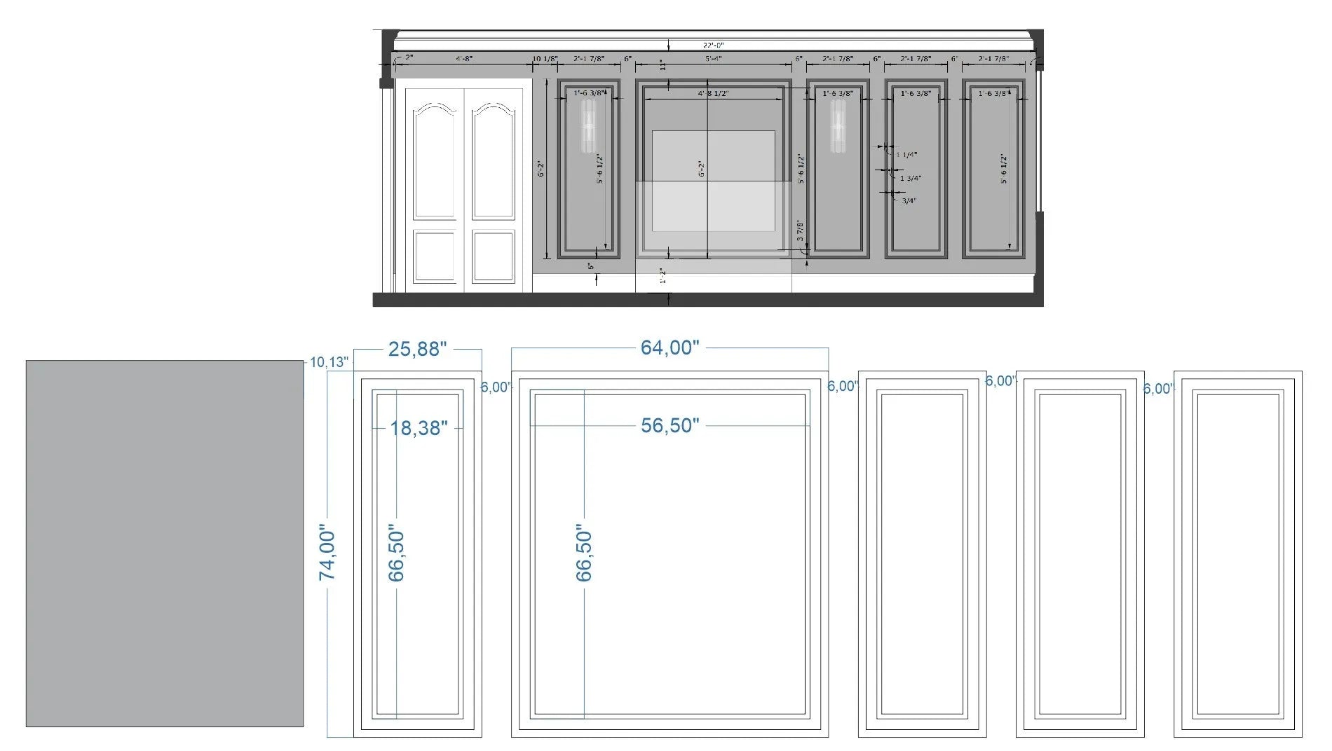 Custom-Made Wall Molding Design Service for Tami Admiraal  by Birdeco - Highest Quality Wall Moldings and Decor Products at Birdeco