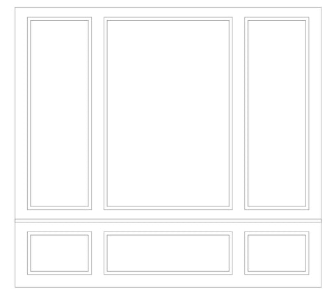 Custom-Made Wall Molding Design Service for Jewell D. by Bideco